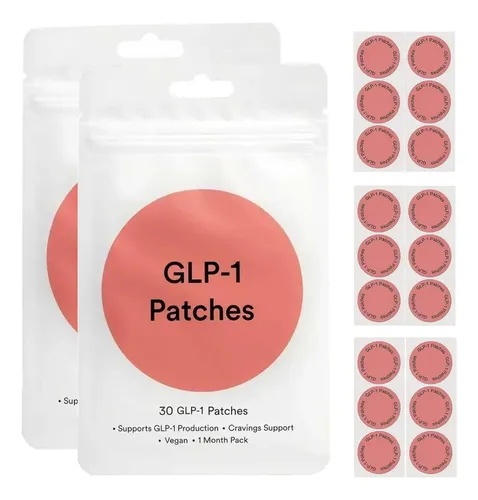2 Pcs Parches Glp-1 Parche Cuidado Corporal Suave 60 Unidades Con Ingredientes Naturales