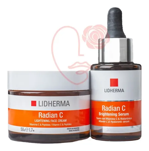 Crema+sérum Vitamina C Lidherma Radian C Hialurónico Antioxi Momento De Aplicación Día/noche Tipo De Piel Todo Tipo