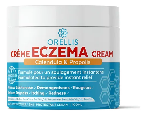 Crema Natural Para Eczema Orellis Con Caléndula Y