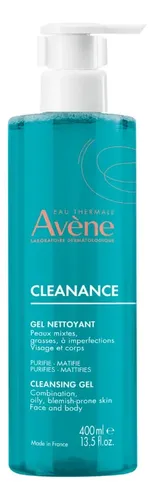 Avene Cleanance Gel Limpiador Limpia Y Purifica 400ml