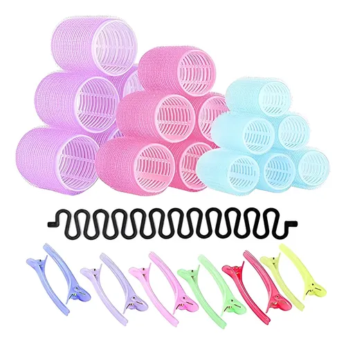 Tubos Plásticos Para Cabello Autoadhesibles De 31 Unidades
