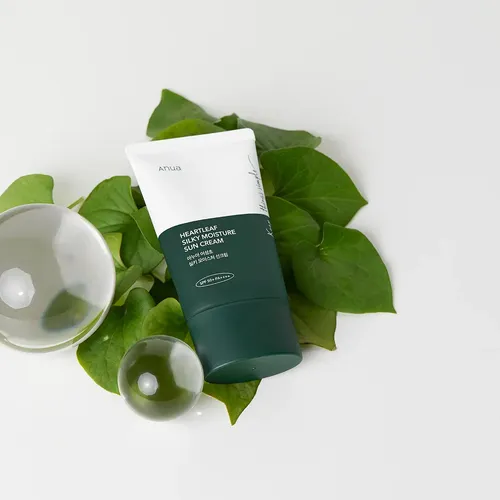 Anua Heartleaf Silky Moisture Suncream Facial Spf 50+ Pa++++