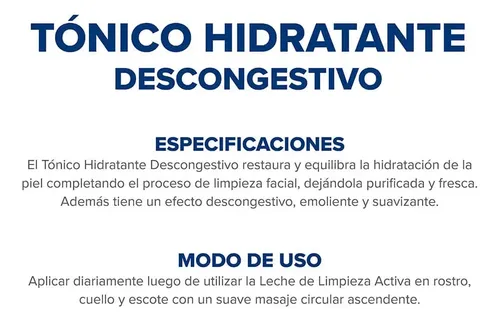 Tónico Dermaglos Hidratante Descongestivo X200 Ml
