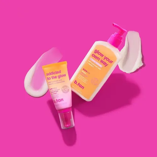 Crema Bronceadora Facial B.tan Addicted To The Glow Con Vita
