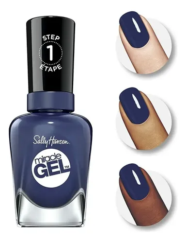 Esmalte Trad. Miracle Gel Sally Hansen 609 Midnight Mod