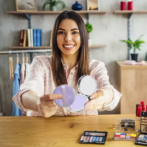 Maquillaje En Polvo, Polvo Compacto De Oil Control
