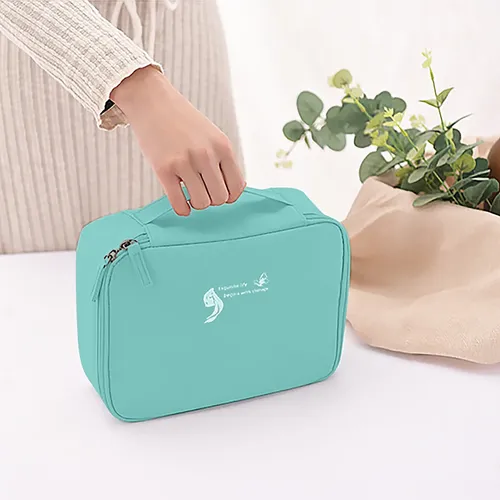 Bolsa De Maquillaje Con Compartimento Para Cosméticos, Durad