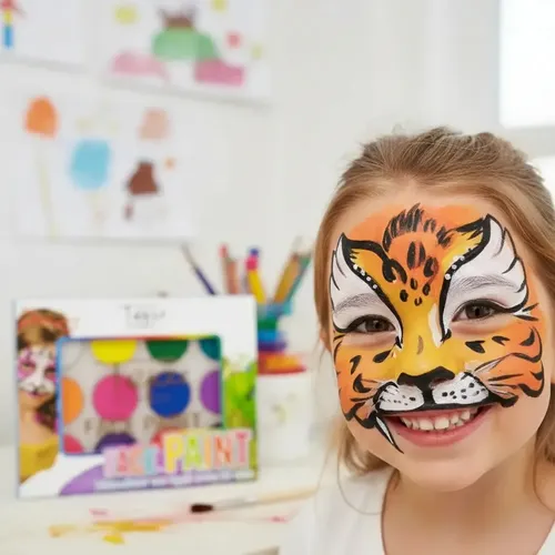 Maquillaje Artistico Facial Face Paint 12 Colores Tejar