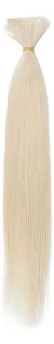 Peluca Voluminosa Brasileña De 50 G Y 50 Cm, Oro Blanco #60