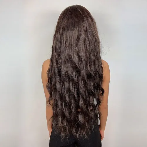 Peluca For Mujer Larga Rizada Ondulado A La Moda Para