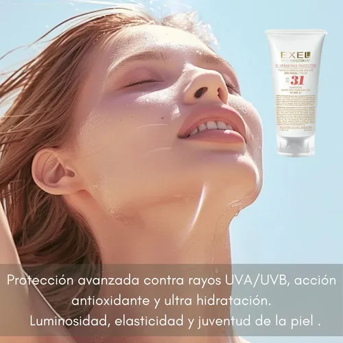 Protector Solar Facial Color Exel Urban Fps 31 Antiage 50ml