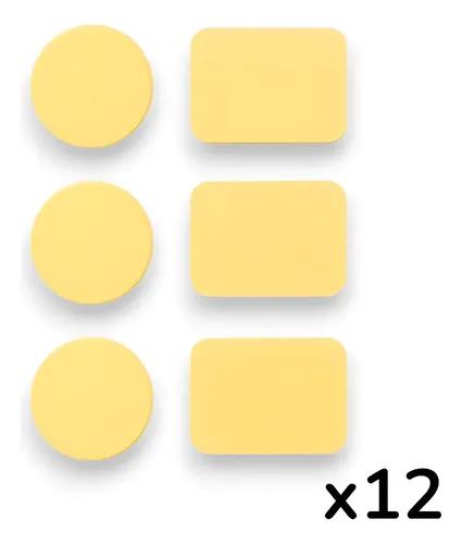 Esponjas De Látex Para Maquillaje 12 Packs X6 Unidades