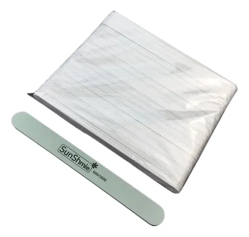 20 Limas Uñas Doble Cara Grano 600/3000