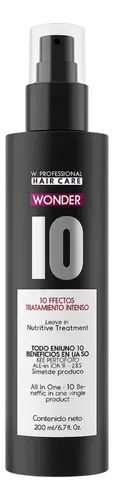 Wonder Tratamiento Nutritivo 10 Efectos W Hairtherapy 200ml