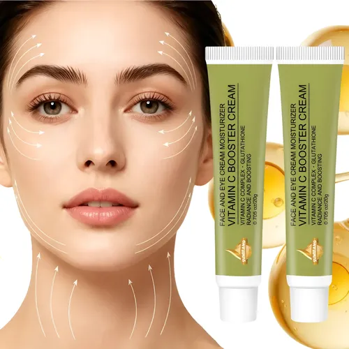 2 Piezas Vc Brighten Hidratante Para Ojos Y Rostro 40 G