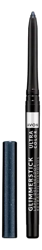 Lapiz Delineador Retráctil Ojos Glimmerstick Diamonds- Avon® Acabado ULTRA Brillante Color Smokey Diamond