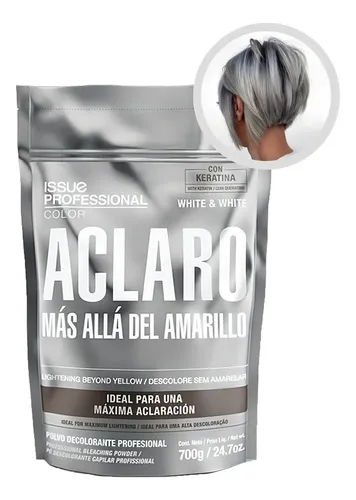 Polvo Decolorante Issue Professional Antiamarillo con Keratina de 700 g