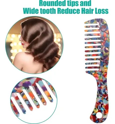 Peine Dientes Anchos Vocoste Antiestático Para Cabello