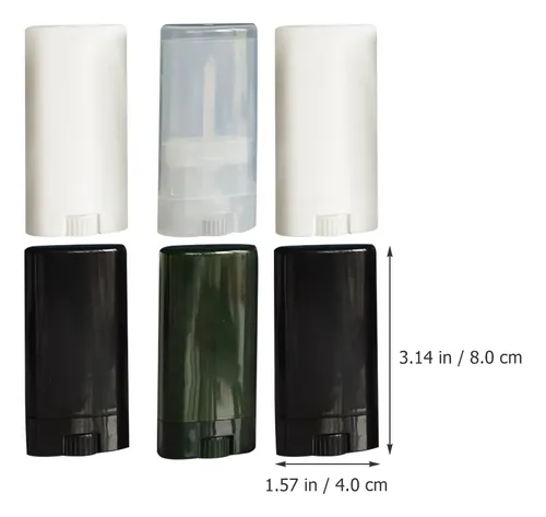 6 Tubos For Bálsamo Labial Y Almacenamiento