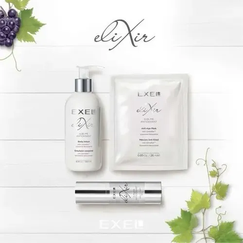 Mascarilla Facial Antiedad Elixir Con Resveratrol Exel