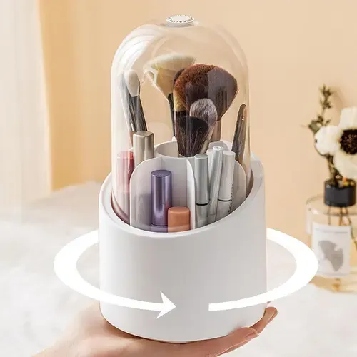 Organizador Cosmetiquero Brochas Y Lápices 360 Giratorio Color Unico