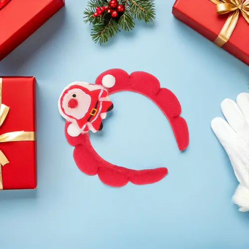 Diadema De Papá Noel Y Aro For Pelo De Reno, 2 Piezas –