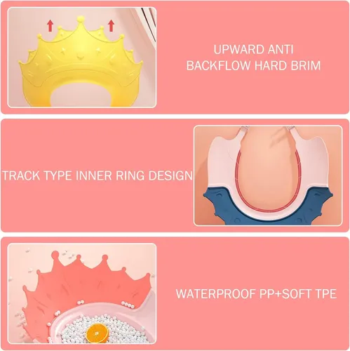 Visera De Baño Para Niños Pequeños, Gorro De Baby Shower Aju