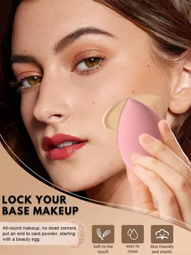Set De 50 Esponjas De Maquillaje Rosas Drop E (gm) Hb