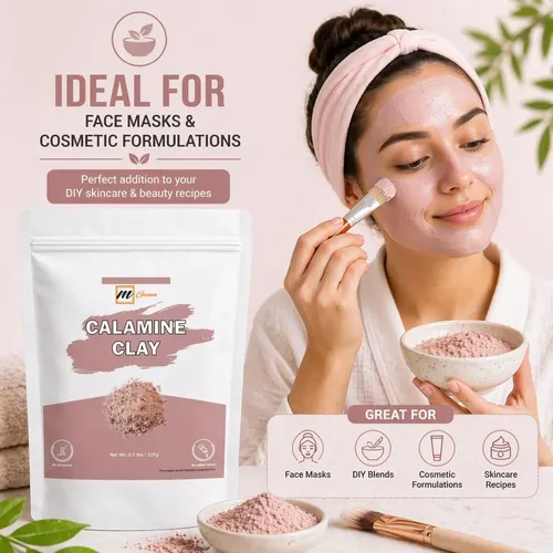 Polvo De Arcilla De Calamina 100% Natural De Mganna 3.53 Oz