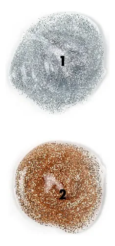 Glitter Mascara Dapop- Dorada Y Plateada – Topper Color 1