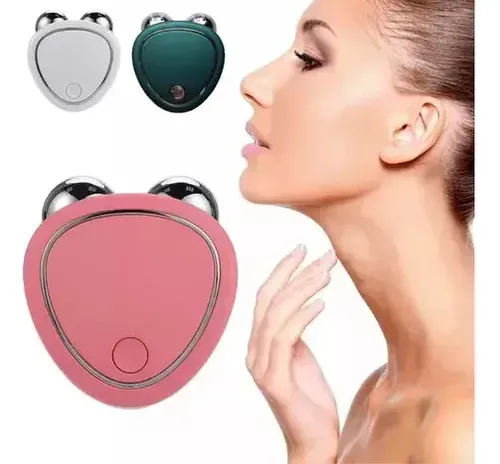 Rodillo facial con microcorriente en forma de V, momento de aplicación: día/noche, tipo de piel, todo tipo de piel