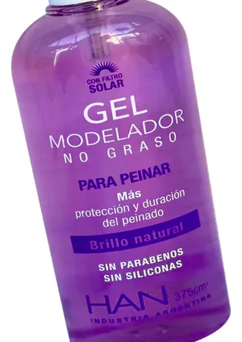 Gel Modelador Peinado No Graso Filtro Solar Han X 350 Local