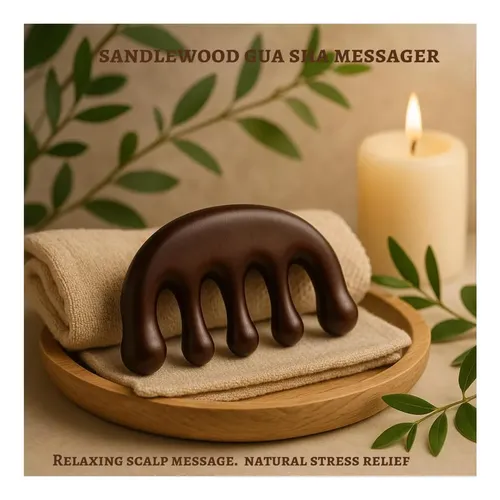 Set De Regalo Con Cepillo Y Peine De Madera Para El Cabello Sandalwood Brown