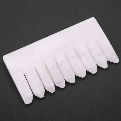 Peine Gua Sha Cuarzo Rosa Masaje Relajante