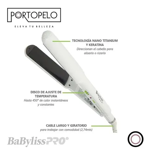Planchita Plancha Pelo Brazilian Tech Keratina 9559 Babyliss