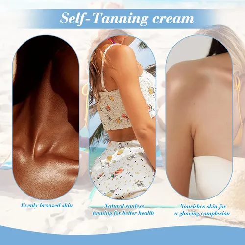 Loción Autobronceadora Cajallin De Coco 85 Ml Para Rostro Y