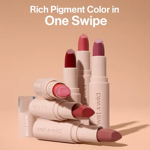Wet n Wild Labial en Barra Satinado Perlado Rich Satin Hush Lil’ Beige