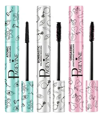 Set De 3 Rimel Volumen Rizo Waterproof Duradero