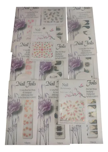 Pack De Sticker Para Uñas