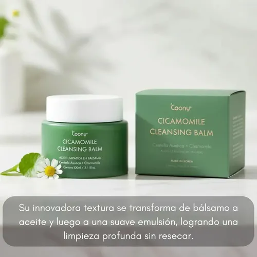 Balsamo Limpieza Facial Coony Cicamomile Hidratacion 100ml
