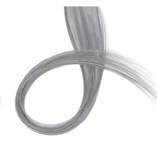 4 Pelucas Teñidas De Orejas Colgantes, Pelucas De Pelo Gris