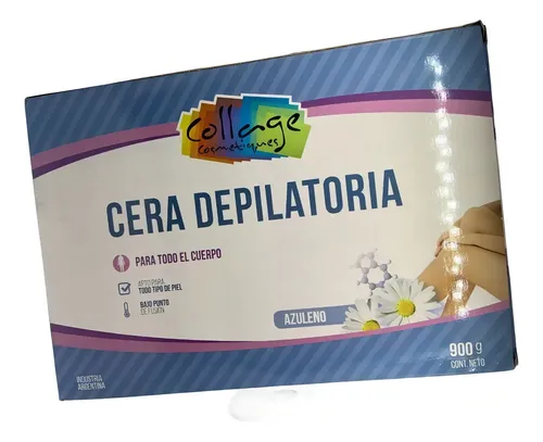 Cera Depilatoria Collage Azuleno Sistema Español X 900 Grs