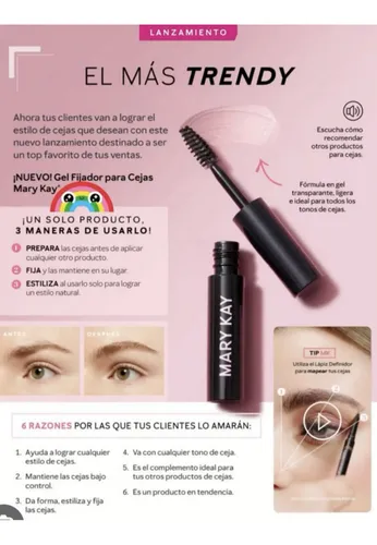 Gel Transparente Para Peinar Cejas Mary Kay. 3,5gr