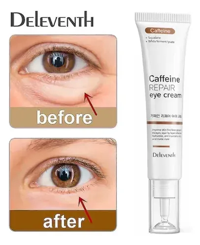 Contorno Ojos Cafeína Deleventh Crema Bolsas Ojeras 20g