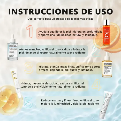Kit Weud Skincare Antiarrugas Hidratante Poros Reafirmante