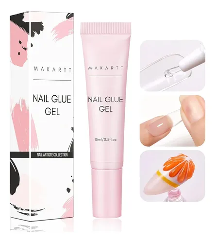 Pegamento Gel Uñas Makartt 15 Ml Para Uñas Postizas Y
