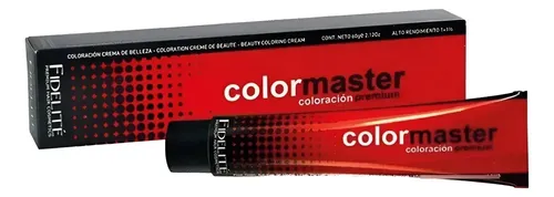 Fidelite Tintura En Crema Coloracion Colormaster 6.66 Rubio Oscuro Rojizo