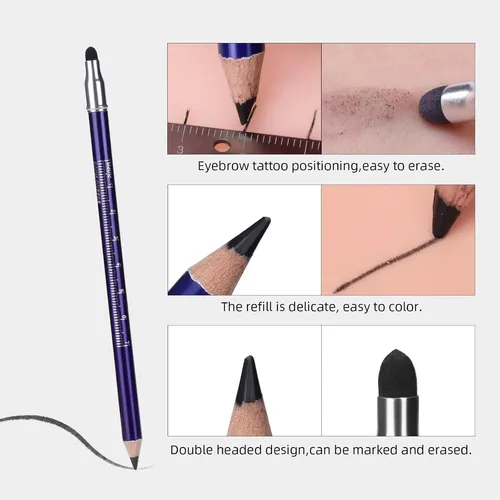 Set De Sacapuntas Para Maquillaje De Cejas Atomus, Lápiz Sha