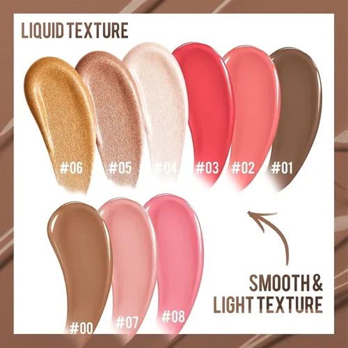Contorno Líquido Con Aplicador De Cojín 0# Contour Light