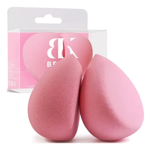 Set De 2 Esponjas De Belleza De Color Rosa Sin Látex De Beak